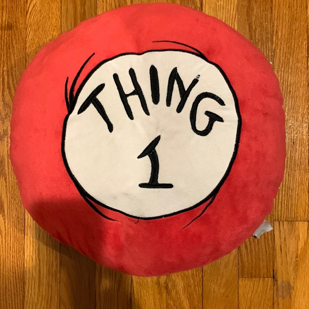 Thing 1/Thing 2 pillow ( Dr. Seuss book)